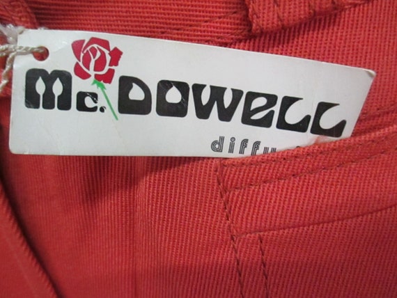 Vtg 70s deadstock flared pants/70s NOS trousers/M… - image 4