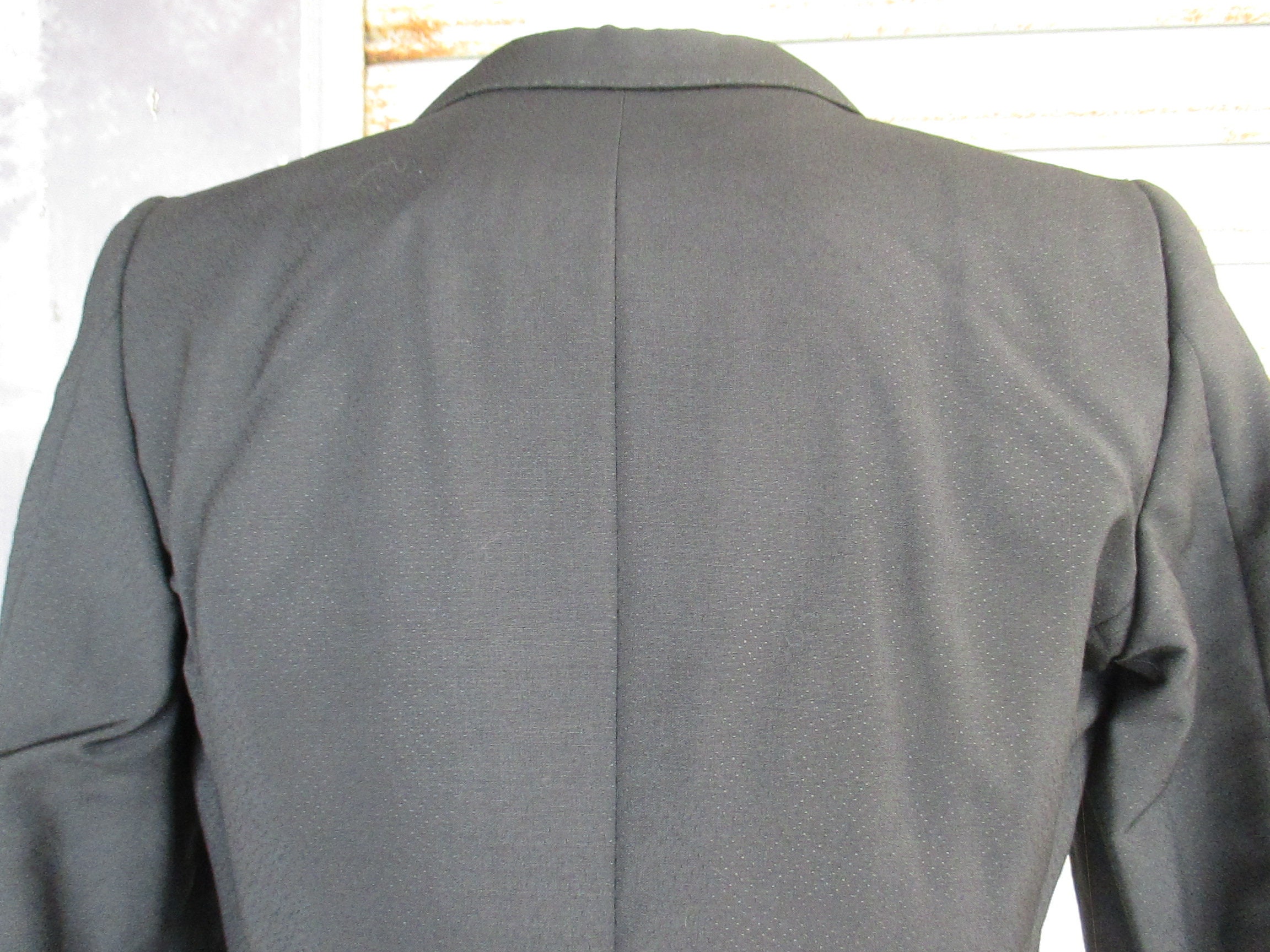 Early 60s Tailored Black Men Suit/tuxedo Style/made in Early 60s Tailored Black Men Suit/tuxedo Style/made in