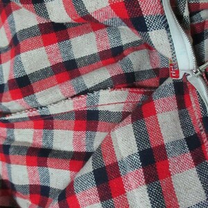flared checkered pants