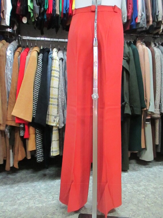 Vtg 70s deadstock flared pants/70s NOS trousers/M… - image 8