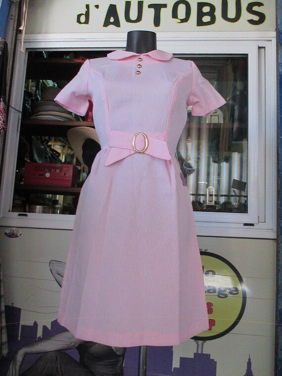 60s pink dress