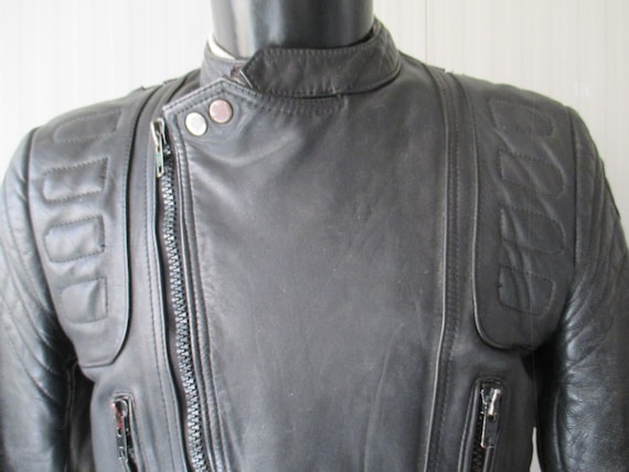 Banded collar moto jacket new arrivals