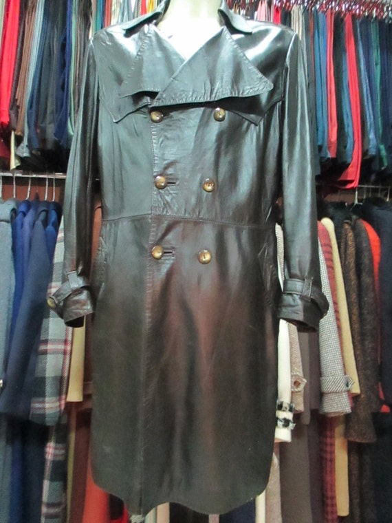 Trench marrone uomo Clearance