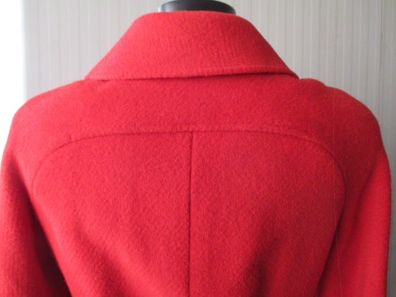 Deadstock 70s red coat/NOS vtg coat/Made in Italy… - image 5