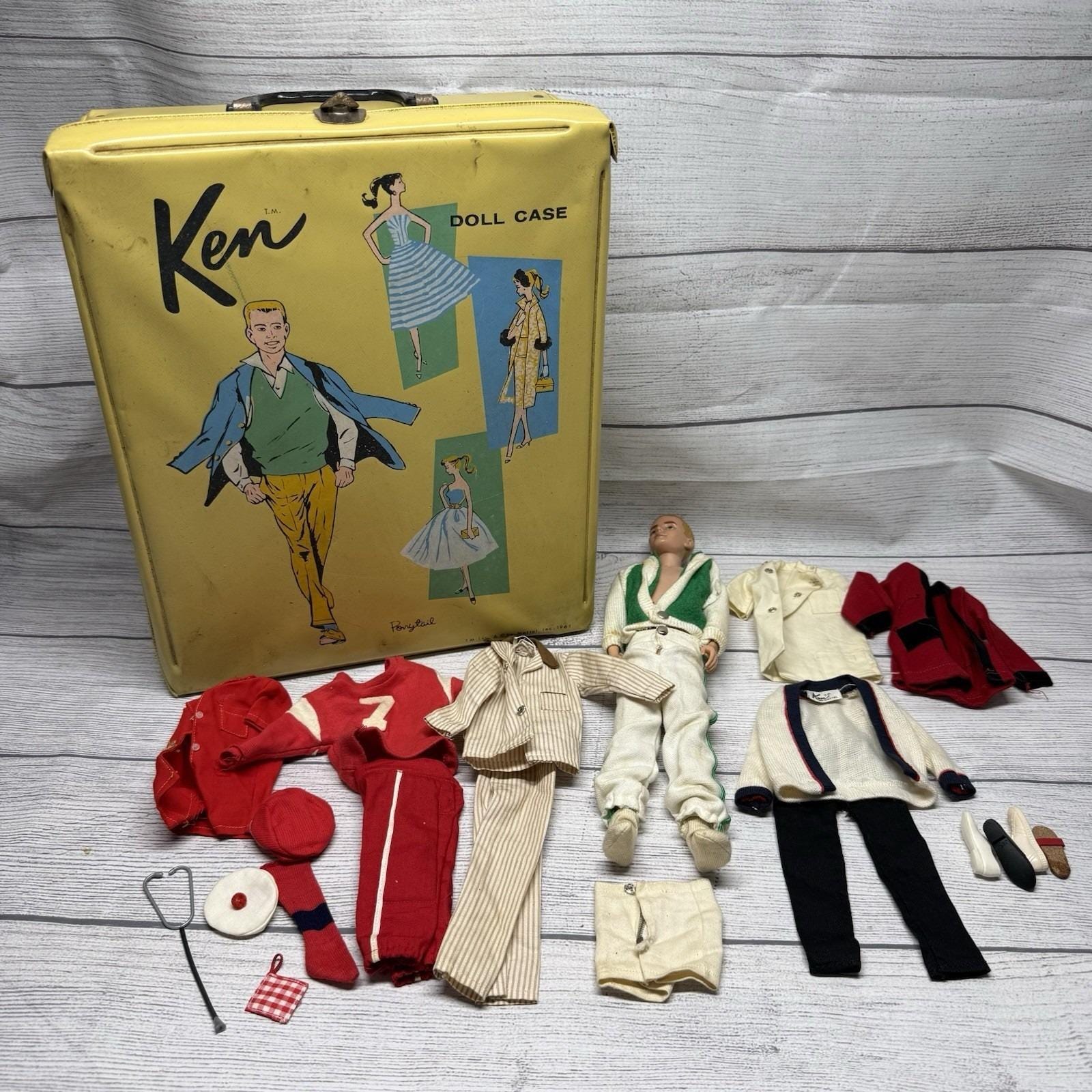 Vintage Barbie Ken Case - Etsy