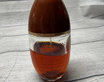 Vintage Calvin Klein Obsession Women's Perfume Spray 3.4oz  Original Rare