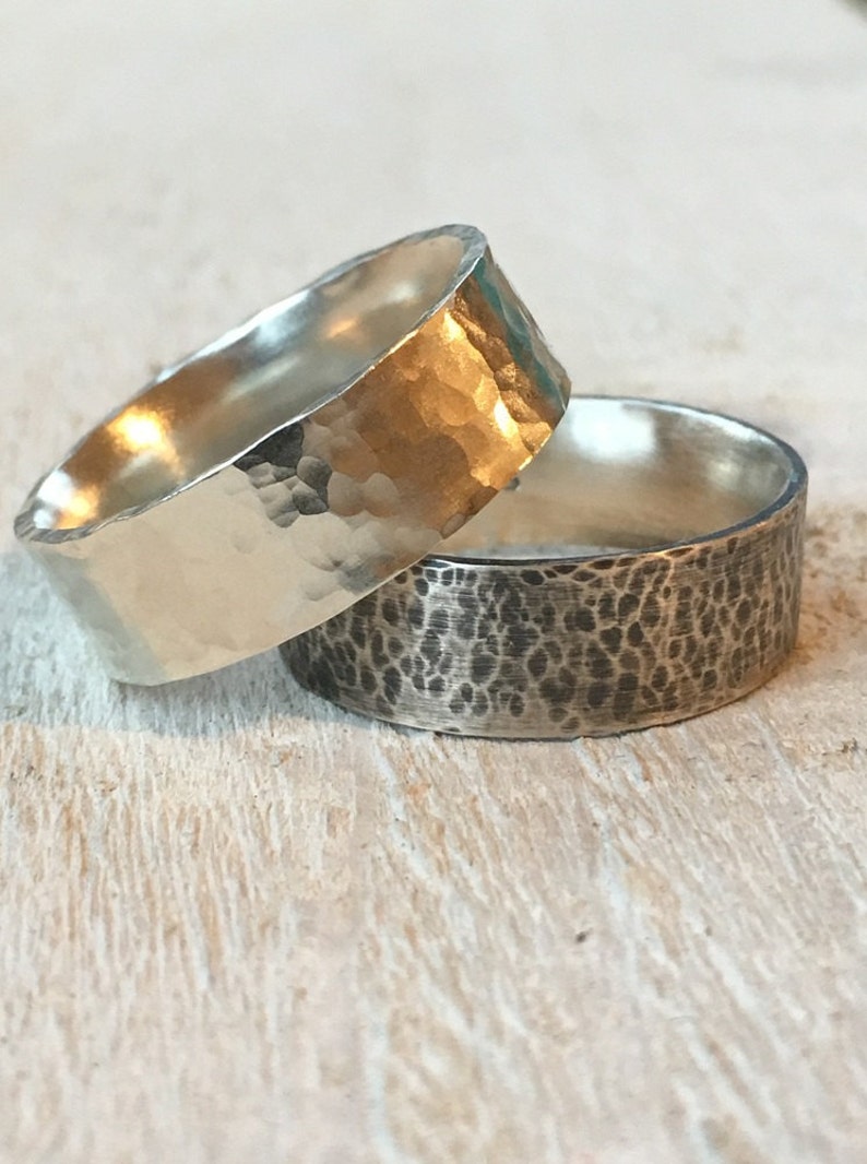Men's Silver Ring Sterling Silver Mans Ring Silver | Etsy UK