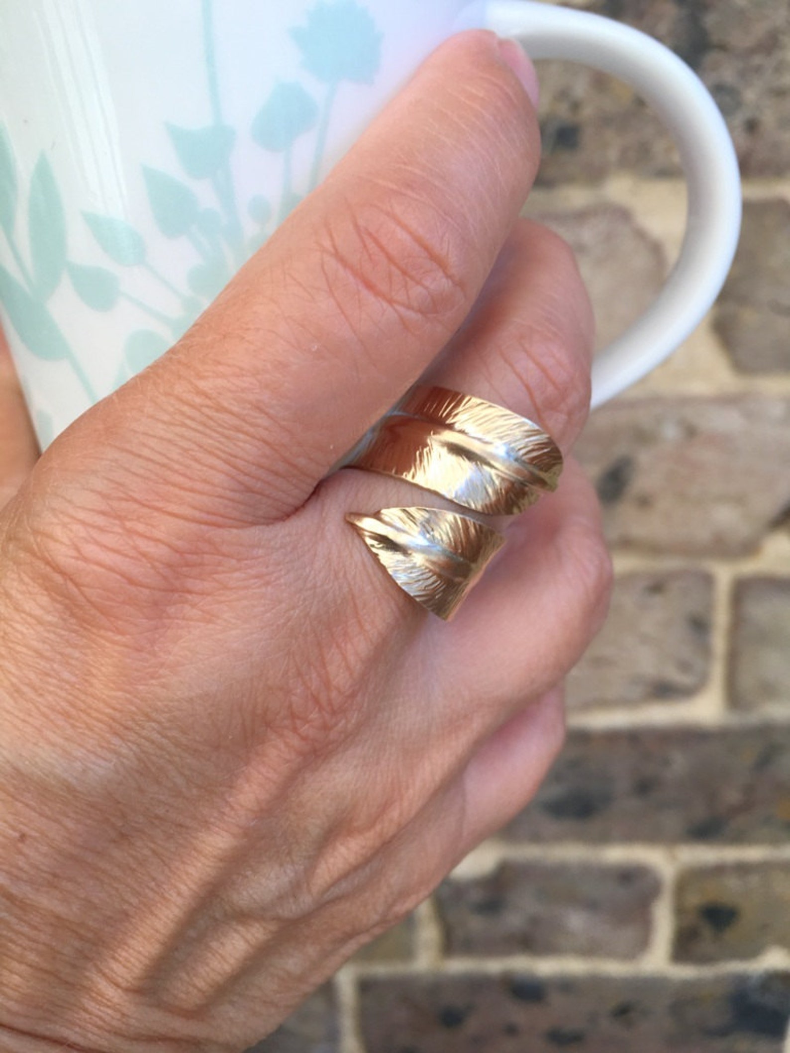 Personalised Statement Ring - 18K Gold-Plated