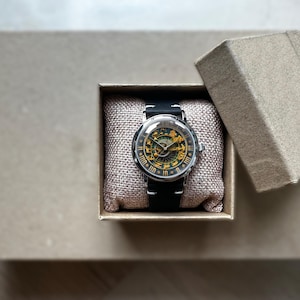 Retro Style Zodiac Signs Astronomical Art Mechanical Leather Wrist Watch image 5