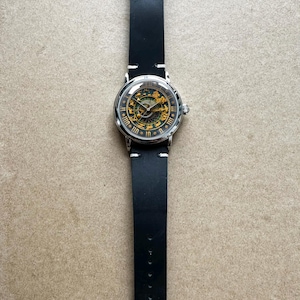 Retro Style Zodiac Signs Astronomical Art Mechanical Leather Wrist Watch image 3