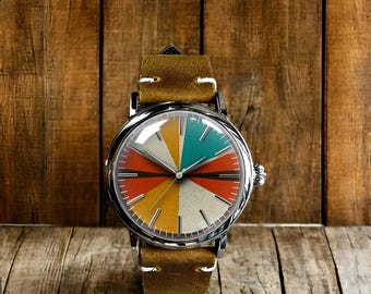 Vintage Technos Ancre Watch 1950s, Gold Plated Swiss Made