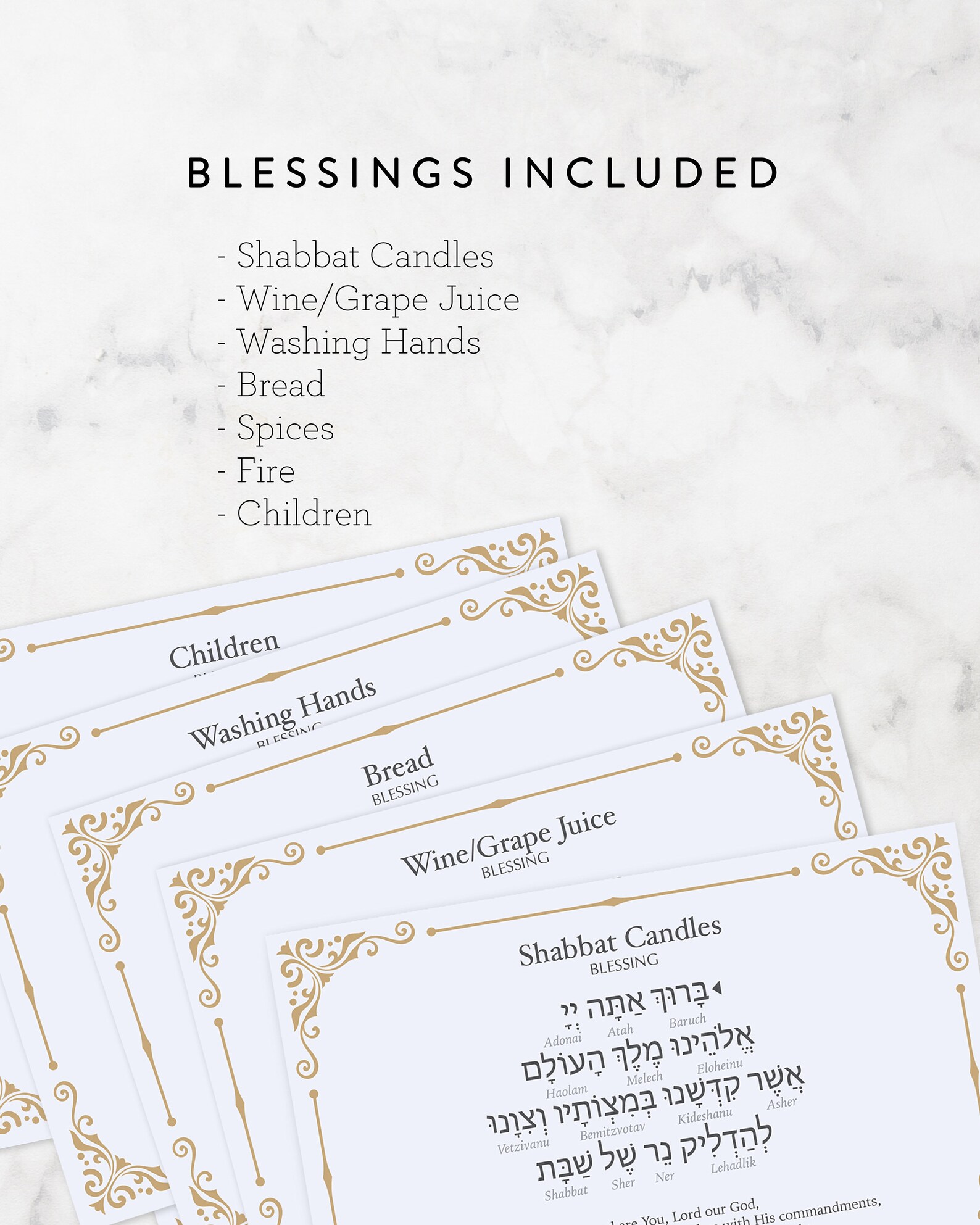 Shabbat Prayers Flashcards Bundle. Shabbat Dinner Flashcards. - Etsy
