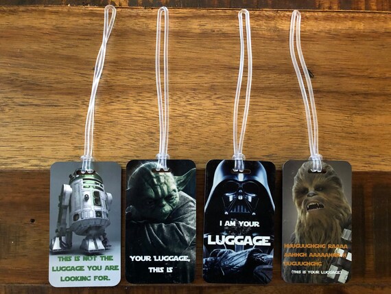 star wars luggage tags