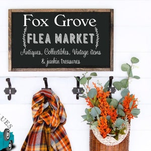 Fox Grove Flea Market/PNG/SVG farmhouse flea market vintage country antique