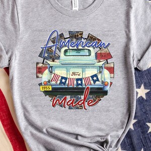 American Made, Old truck, windmill, farmhouse, Americana, Patriotic PNG, Fireworks, Independence Day, PNG, Sublimation, Digital Download