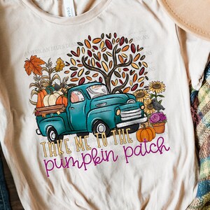 Zabierz mnie na pole dyni, PNG, Projekt jesienny, Cyfrowy projekt jesienny, DTF, DTG, Sublimacja, Pobieranie cyfrowe, dynia png, projekty koszulek