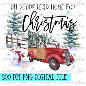 All roads lead home for Christmas/digital/download/png/image