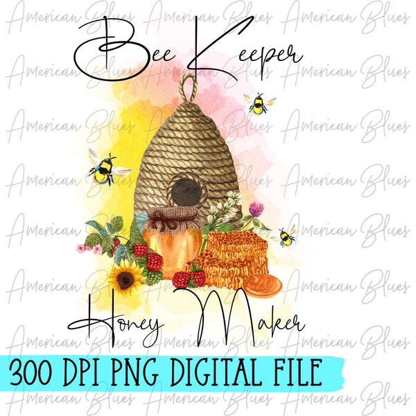 Imker/Honey Maker/PNG/Sublimation/Grafik/Digital/Download/Biene/Honigbiene/Honig
