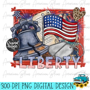 Sino da Liberdade, Angustiado, chique, Vintage Americana, PNG Patriótico, Fogos de artifício, Dia da Independência, PNG, Sublimação, Download Digital