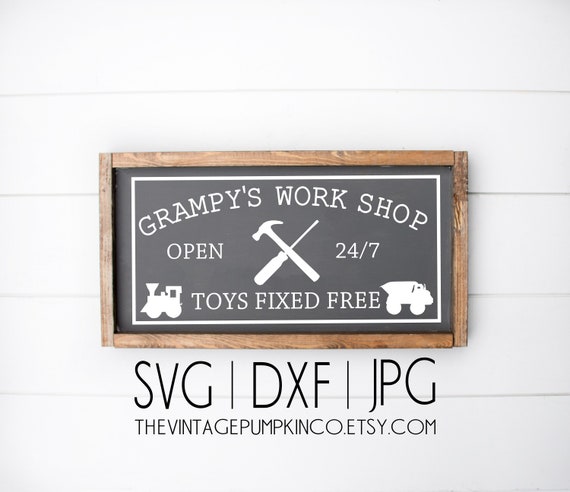 Download Grampy S Workshop Png Svg Papa Grandpa Toys Workshop Etsy