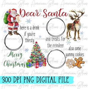 Weihnachtsmann Cookie Platzset/png/digital/Download/Weihnachten/Bild