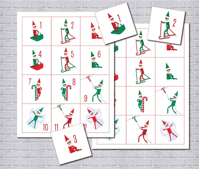 Christmas Elf Scavenger Hunt Game: Holiday Printable (digital File) - Etsy