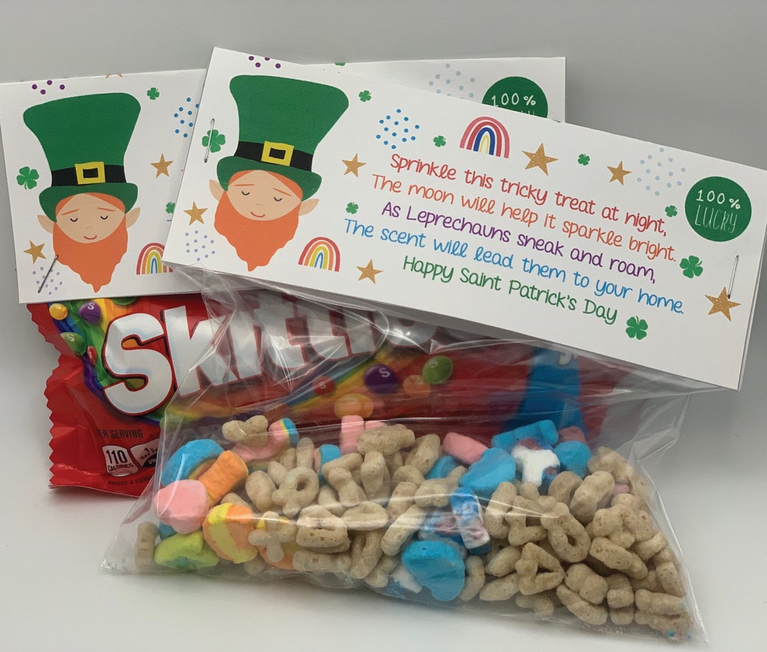 Lucky Leprechaun Bait Treat Bag Topper Printable St