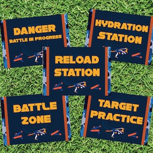 Dart wars Party Signs, Dart wars Station Signs,  Dart wars Birthday Party, Dart wars Party Decorations, Dart Party, Dart wars Signs| DIGITAL