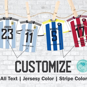 Printable Soccer Party Favor Tags, personalized, Editable Tags, Soccer Team decorations, Soccer Birthday, Instant Download, Edit with Corjl