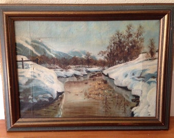 Antique oil painting | Etsy