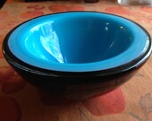 Vetro Artistico Veneziano glass Murano bowl hand made Venetian glass Venice Italy