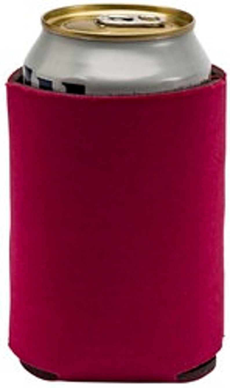 Crimson Can Koozies Insulated Beverage Holders W/one Color Etsy