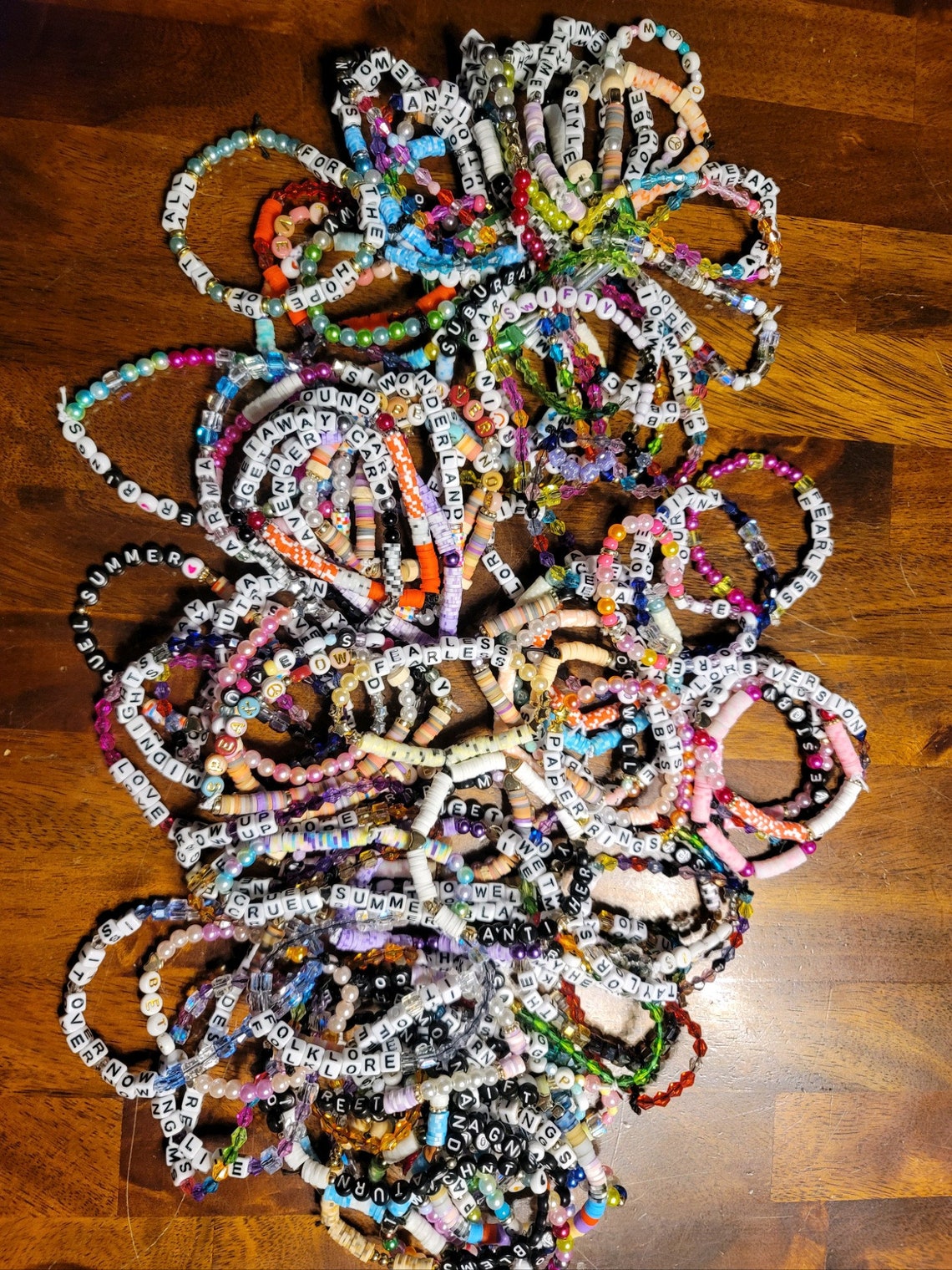 Friendship Bracelets, Bulk - Pick Your Theme, Designate Little Words ...