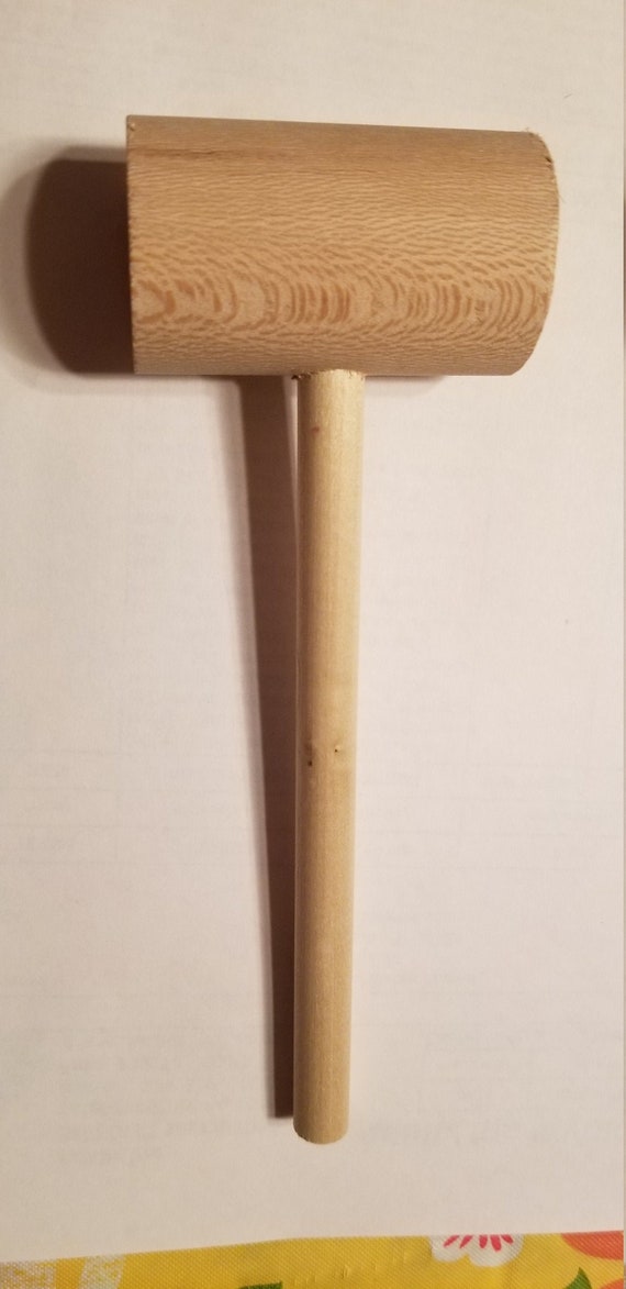 Blank Seafood Crab Mallet Wooden Hammer, Sold Individually, Crack Those  Claws, Mallets for Eating Crabs, Lobster, Crack Shells USA Made -   Canada
