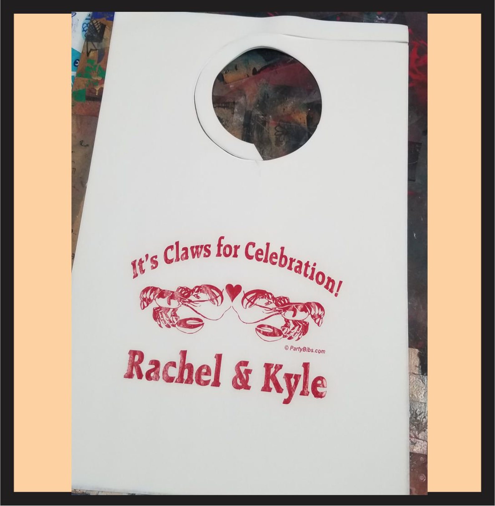 Lobster Bibs Custom Printed Adult Disposable Party Bibs Etsy