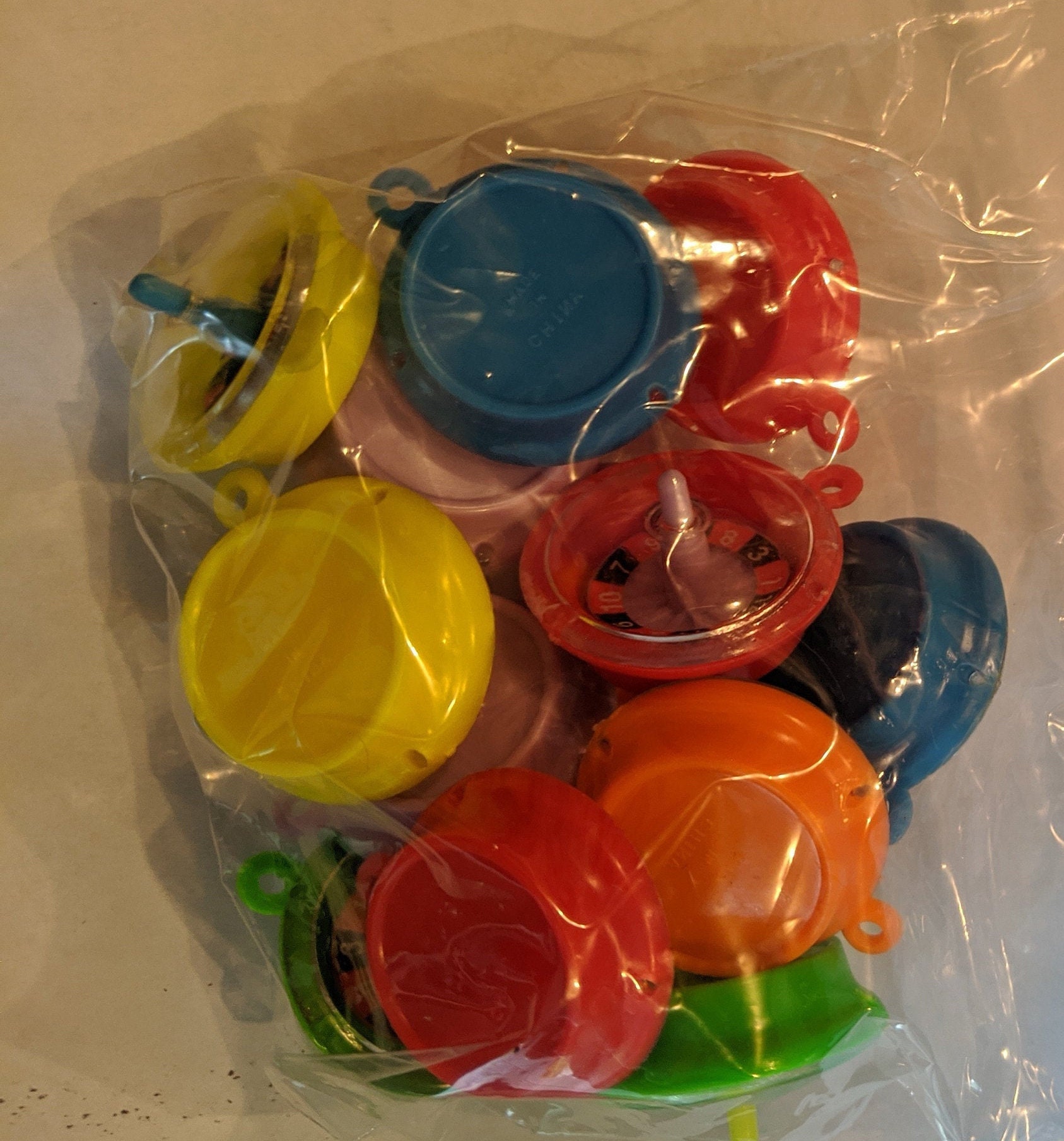 Charms Plastic Roulette Wheel Pack of 12 Fun Casino Charm Etsy