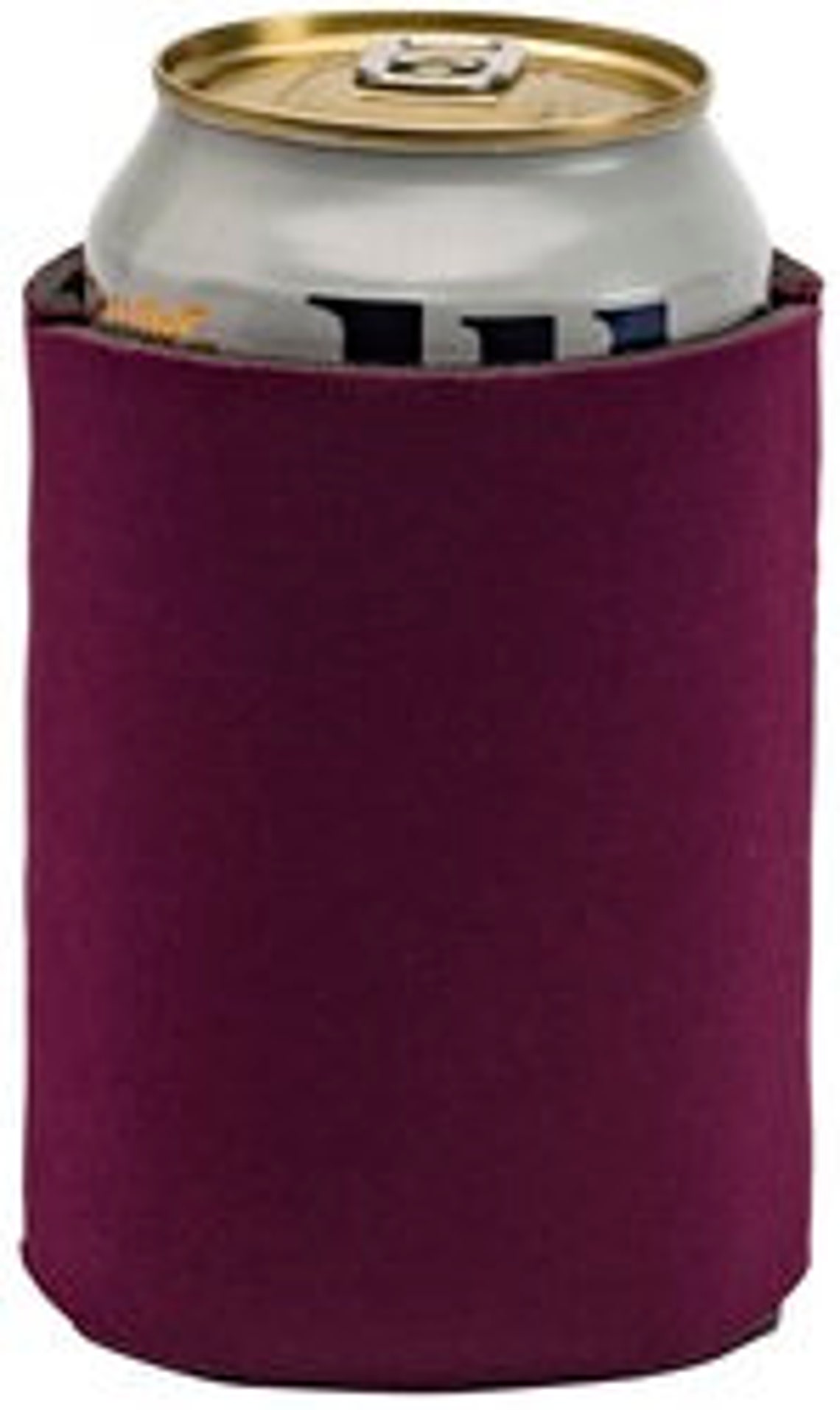 Maroon Can Koozies Insulated Beverage Holders W/one Color Etsy