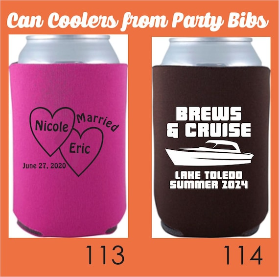  Drink Cooler Custom Personalized Photo Picture & Text Party Beer  Can Cover: Home & Kitchen
