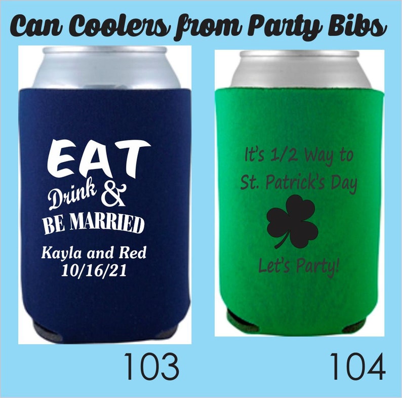 Brown Can Koozies Insulated Beverage Holders W/one Color Etsy