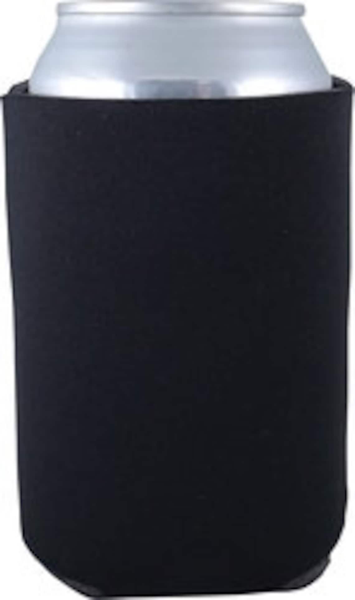 Black Can Koozies Insulated Beverage Holders W/one Color Etsy