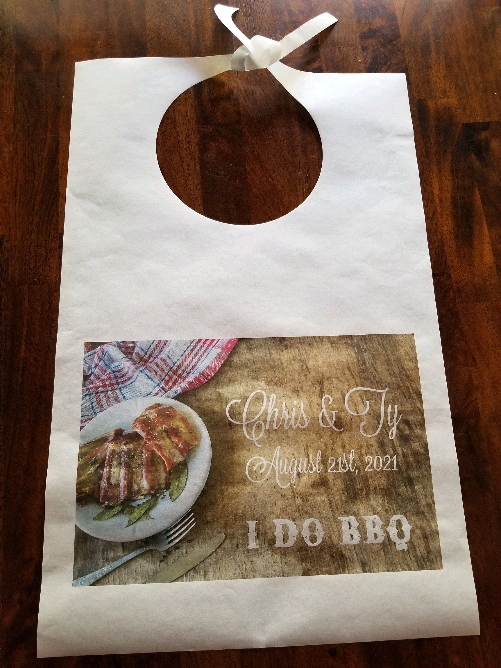 Full Color BBQ Barbeque Grilling Party Bibs adult Bibs for Etsy UK
