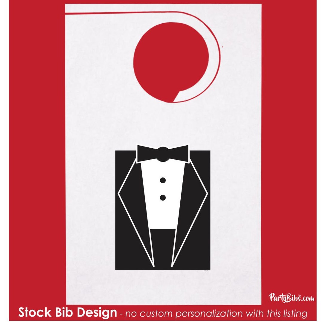 STOCK Party Bibstuxedo Bibs for Formal Wear Etsy
