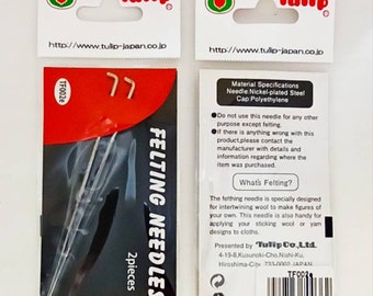 Tulip Felting Needles, Standard Size (2-Pack)