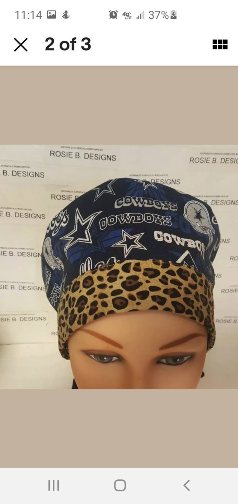 Cowboys Team Euro hatmedical scrubchemo Inspired