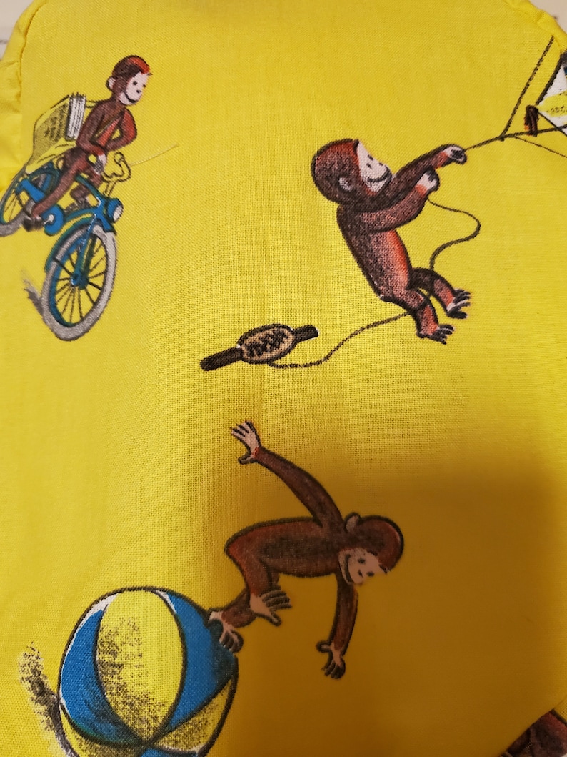 CURIOUS GEORGE pixie Euro hatmedical scrubchemo