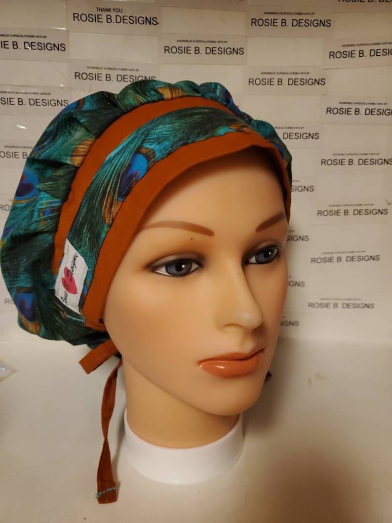 PEACOCK bouffantscrubsurgical hatcap