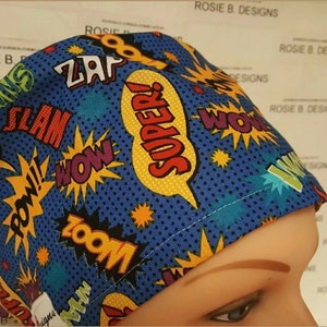 Super heroes at the hospital/pixie  Euro hat/medical  scrub/chemo