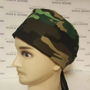 Army Camouflage/  Mens  style /surgical / medical cap