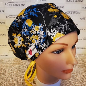 FLOWERS/ pixie  Euro hat style/medical  staff/dr/nurses/operation room