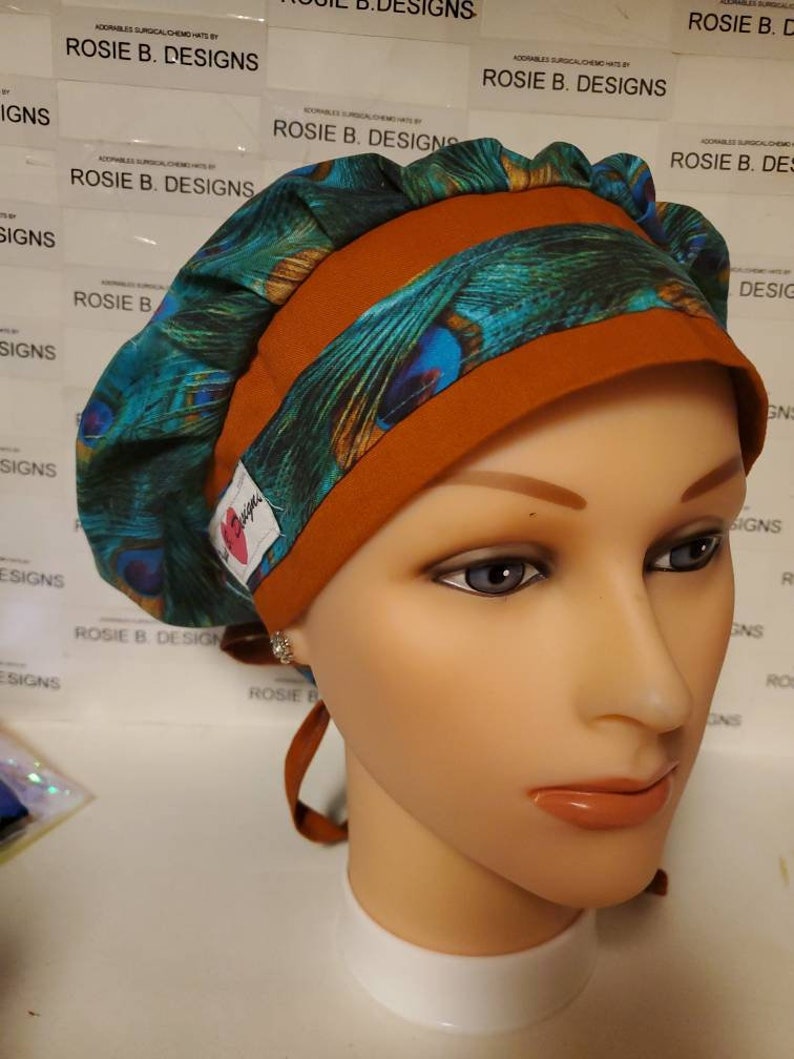 PEACOCK bouffantscrubsurgical hatcap